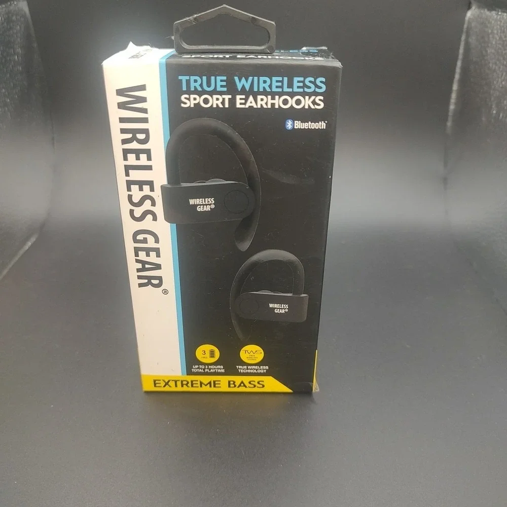 Wireless Gear True Wireless Sport Earhooks Earphones Bluetooth Extreme Bass